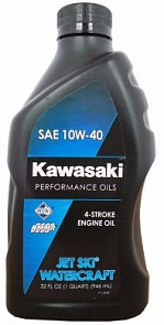 Kawasaki Масло мотор 4Т KAWASAKIPerformance Oils Jet Ski Watercraft SAE 10W-40 (0,946л)