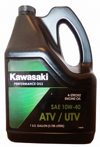 Kawasaki Масло мотор 4Т Performance Oils 4-Stroke Engine Oil ATV/UTV SAE 10W-40 (3,785л)