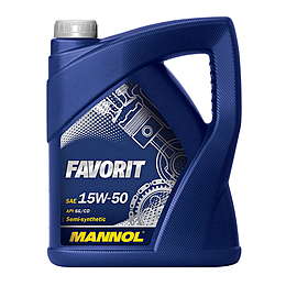 Mannol масло мотор Favorit 15W50 (5л)