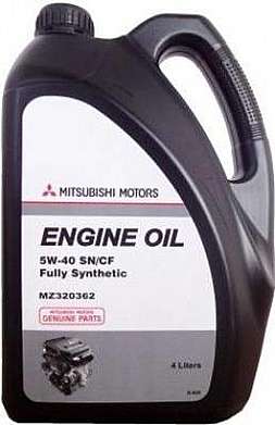 Mitsubishi масло моторное API SN SAE 5W40 синт (4л)