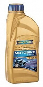 RAVENOL Моторное масло Motobike V-Twin SAE 20W-50 Fullsynth (1л) new