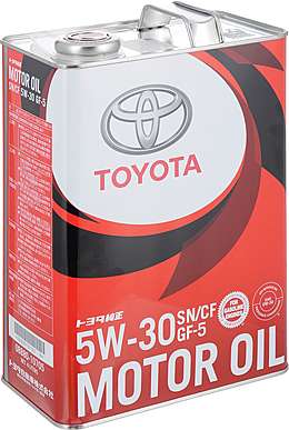 Toyota Motor Oil SN 5W30 Масло мотор. (4л)