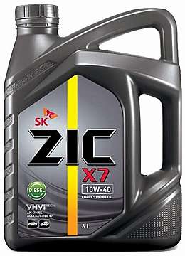 ZIC Масло моторное синтетическое X7 10w-40 Diesel 4л