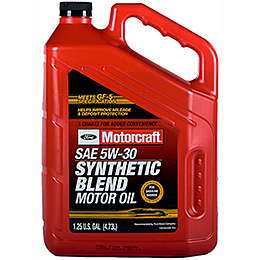 FORD Motorcraft Full Synthetic 5W-30 Масло моторное полусинтетика 5W-30 4.73 л.