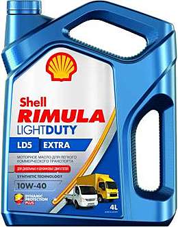 Shell Rimula LD5 Extra 10W-40 4l моторное масло 