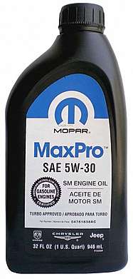 Масло моторное MOPAR 5W30 MaxPro 0,946л)