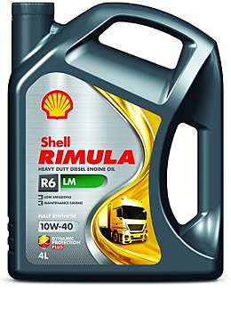 Shell Rimula R6 LM 10W-40 (4 л) Моторное дизельное масло