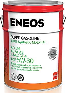 ENEOS  Super Gasoline 100% Synt.   SM   5W30      20л