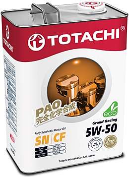 TOTACHI  Grand Racing  Fully Synthetic  SN/CF     5W-50      4л