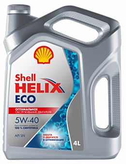 Shell Масло мотор синт Shell Helix ECO 5W40 (4л)