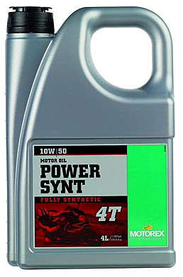 MOTOREX мото масло моторное POWER SYNT 4T 10W/50 (4л.)