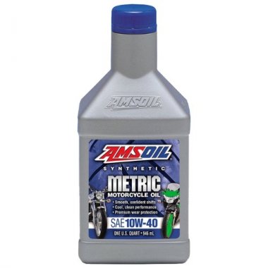 AMSOIL Масло мотор Synthetic Motorcycle Oil 10W40 (0.946л)