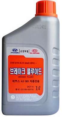 Hyundai Торм. жидкость DOT-4 Brake Fluid (1л)