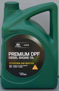 Hyundai Premium DPF Diesel 5W-30 Моторное масло (6л)