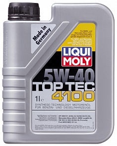 LM масло мотор син TopTec 4100 5W40 SN/GF (1л)