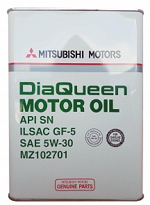 Mitsubishi Масло мот Diaqueen 5W30 SN (4л)