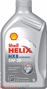 Shell Масло мотор синт Helix HX8 5W30  (1л)