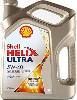 Shell Масло мотор синт Helix Ultra 5W40 (4л)