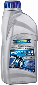 RAVENOL Моторное масло Motobike 4-T Ester 10W-40 (1л) new