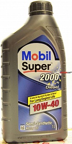 Mobil масл мотор Super 2000 X1 DIESEL 10W-40  (1л)