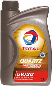Total 5W30 Quartz Energy 9000 HKS Моторное масло (1л)