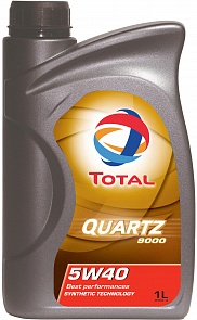 Total Масло мот синт 5W40 Quartz 9000 (1л)
