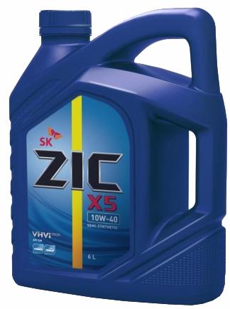 ZIC Масло моторное полусинтетическое X5 10w-40 Diesel 6л