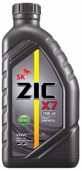 ZIC Масло моторное синтетическое X7 10w-40 Diesel 1л