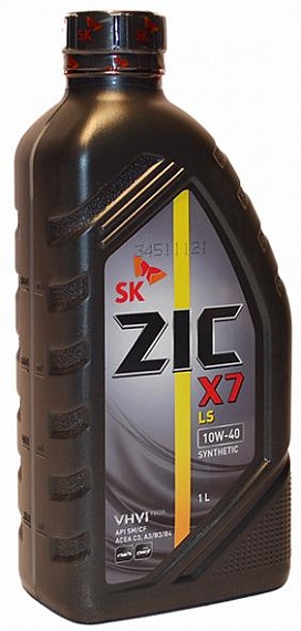ZIC Масло моторное синтетическое X7 LS 10w-40 1л