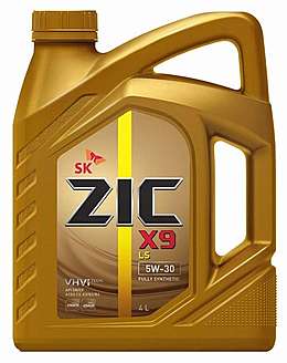 ZIC масло моторное синт X9 LS 5W-30 (4л)