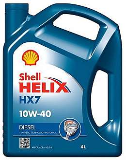 Shell Helix HX7 Diesel 10w-40 Моторное масло (4л)
