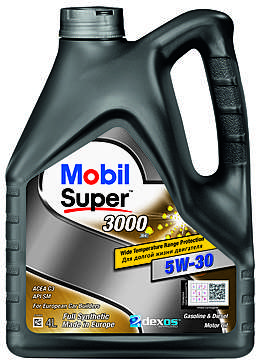 MOBIL SUPER 3000 XE 5W30 Масло мотор. (4л)