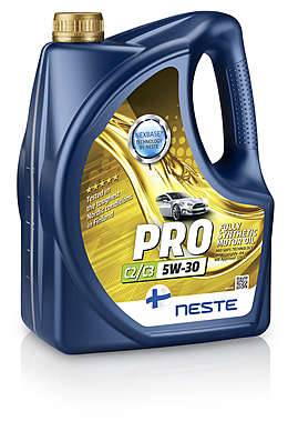 Масло моторное Neste Pro C2/C3 5W-30 4 л полностью синтетическое