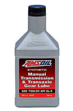 AMSOIL Масло трансмиссионное Synthetic Manual Transmission & Transaxle Gear Lube SAE 75W-90 (0,946л)