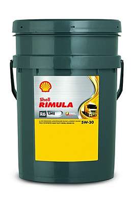SHELL RIMULA R6 ME 5W-30 (20л) Моторное дизельное масло