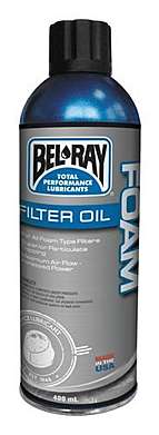 BEL-RAY Масло для воздушного фильтра Foam Filter Oil Spray (off road) (400мл)2