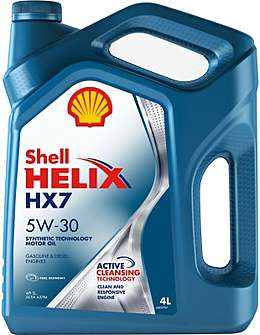 Shell Масло мотор синт Helix HX7 5W-30 (4л)