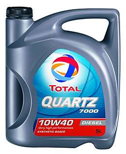 Total QUARTZ 7000 DIESEL 10W-40 Моторное масло (5л)