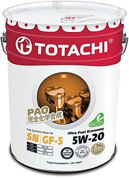 TOTACHI   Ultra Fuel  Fully Synthetic  SN     5W-20     20л