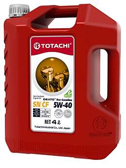 TOTACHI DENTO  Eco Gasoline Semi-Synthetic API SN/CF 5W-40     4л
