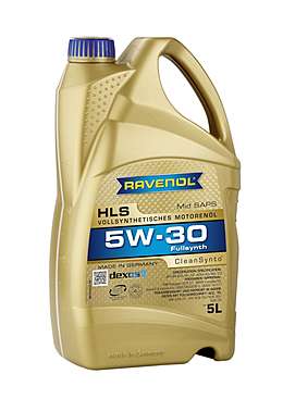RAVENOL Моторное масло HLS SAE 5W30 5л.