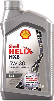 Shell Масло мотор синт Helix HX8 ECT  5W30  (1л)