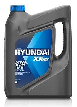 Масло моторное Hyundai Xteer Diesel 10W-30, 6 л 