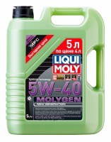 Масло моторное 5W40 LIQUI MOLY 5л НС-синтетика Molygen New Generation