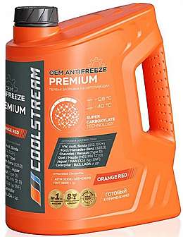 COOLSTREAM Premium 40 Антифриз оранжевый (5кг)