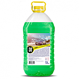 Незамерзающая жидкость ПЭТ,5л "Gleid Pro"(-30C) цвет жидк. зеленый