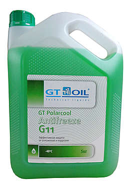GT OIL Polarcool Антифриз G11 готовый зеленый (5л)
