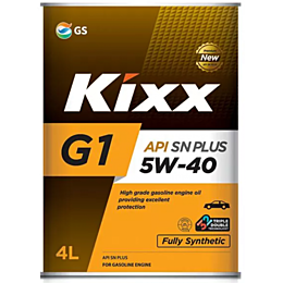 KIXX Масло моторное Kixx G1 SN Plus 5W40 синтетическое 4 л L210244TE1